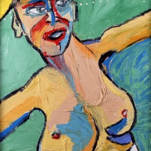 Femme fardée 150x95